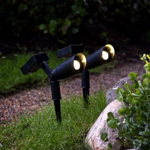 2 x reflektor ogrodowy solarny LED  15lm