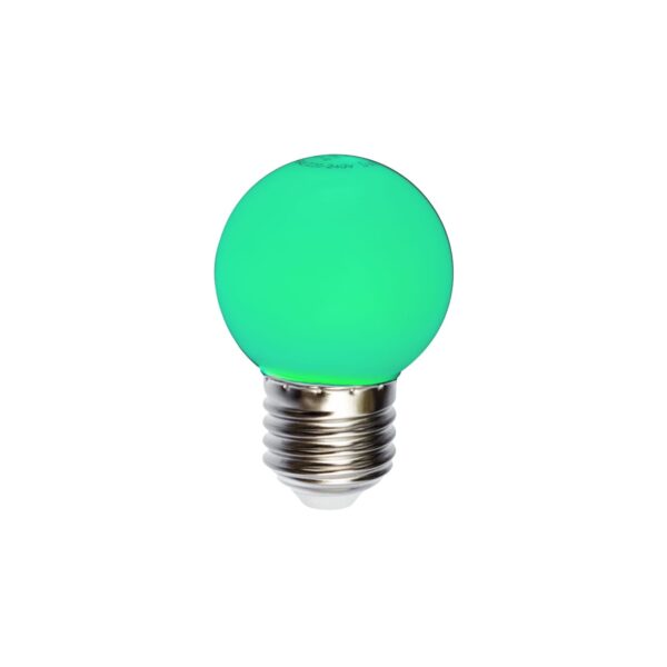 Żarówka led E27 1W zielona