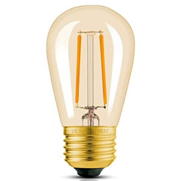 Żarówka LED 4W E27 S14 Amber