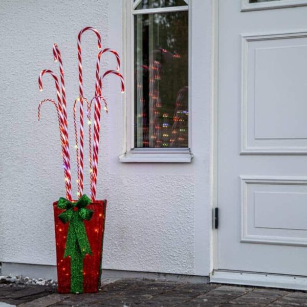 Laski cukrowe z lampkami LED, wysokość 150cm