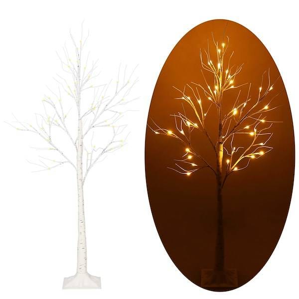 Świecące drzewko - brzoza LED - 120 cm drzewko świąteczne