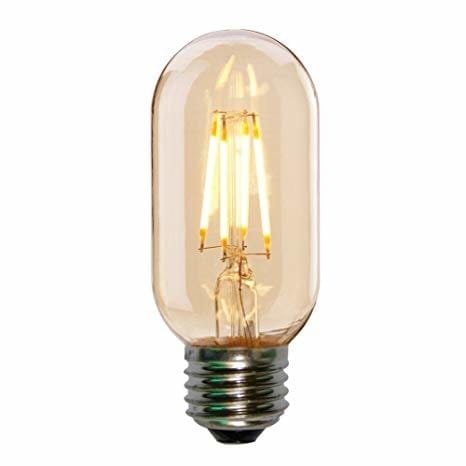 Żarówka LED filament E27 4W T45 amber