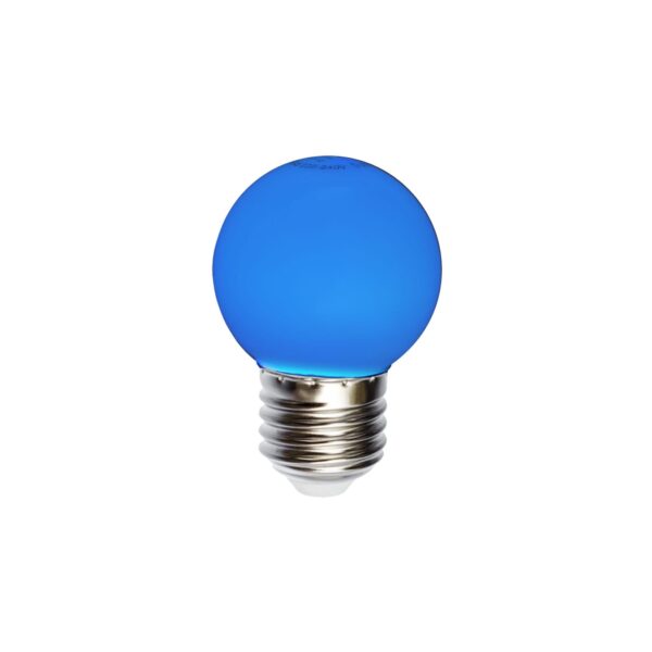 Żarówka led E27 1W 20lm niebieska