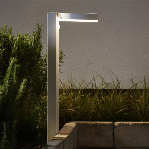 Biały słupek solarny VIDI 500lm lampa ogrodowa