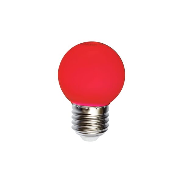 Żarówka led E27 1W czerwona