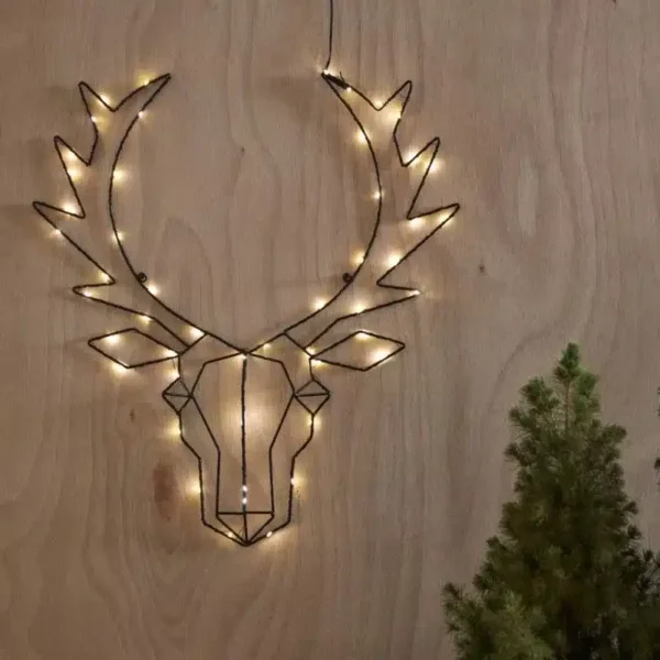 Głowa jelenia Led CUPID 57cm na baterie