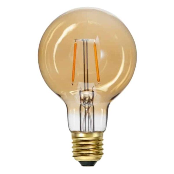 Żarówka LED G80 Plain Amber 0,75W, 80lm, 2000K