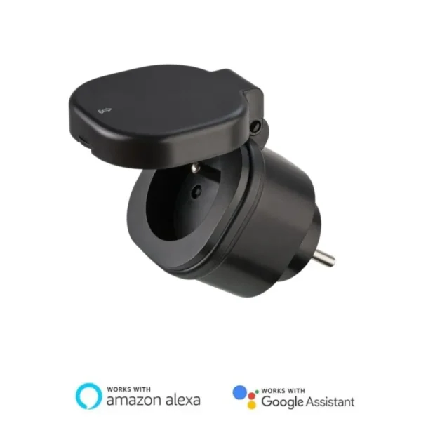 Gniazdo zewnętrzne smart - Brennenstuhl WiFi 3000W - Amazon Alexa