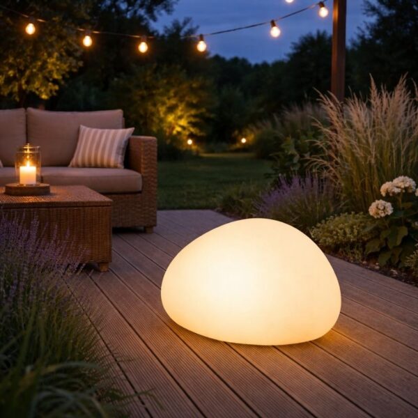 Kamień LED, lampa ogrodowa na prąd, STONE S 30 x 45cm