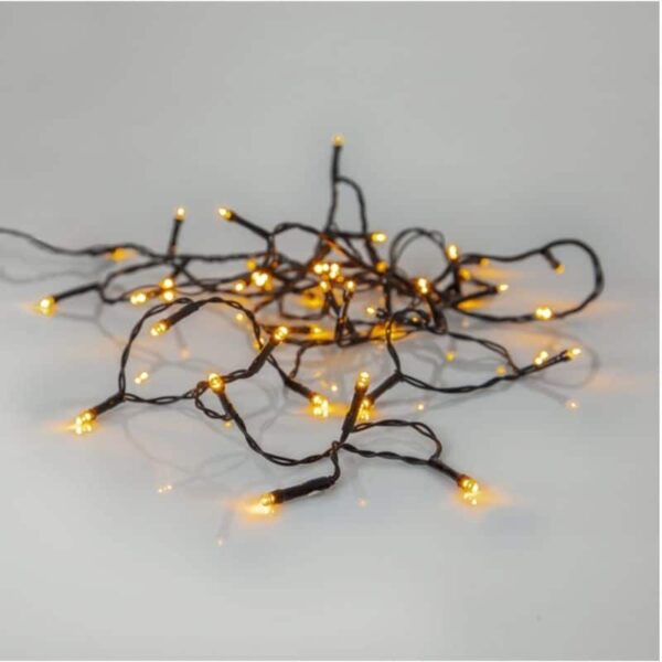 Łańcuch świetlny 180 LED, 12,5m, seria GOLDEN, białe ciepłe, 1900K