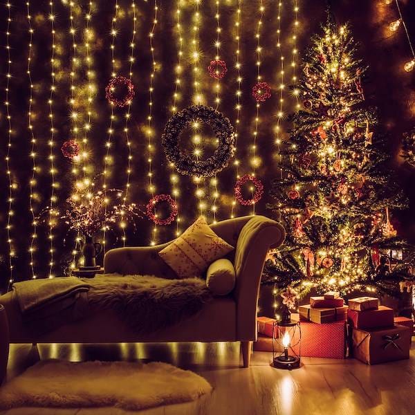 Kurtyna świetlna led  girlanda, wybór: 2x2m / 3x3m