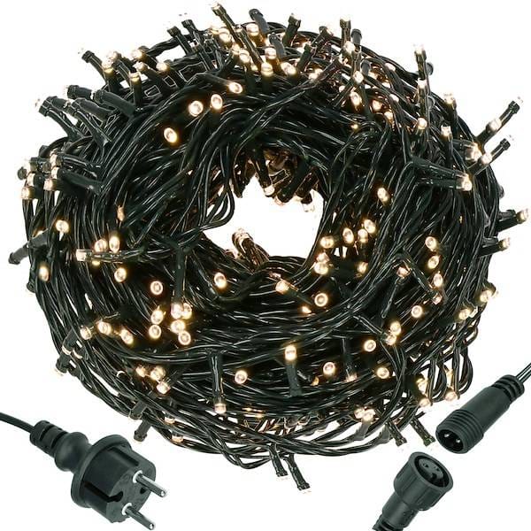 1500 LED stałe świecenie  -  Lampki zewnętrzne IP44 Białe ciepłe / zimne