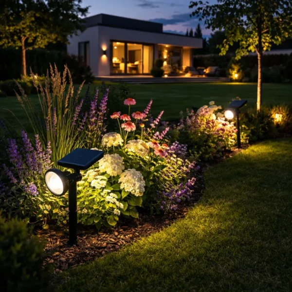 Słupek solarny LED LANCE 30 cm IP44 6000K