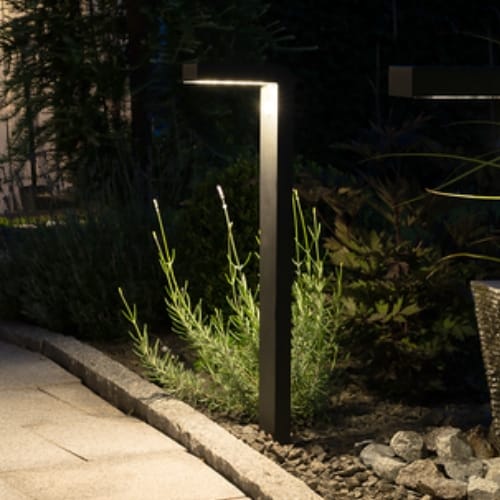 Słupek solarny LED czarny VICI 80cm 300lm
