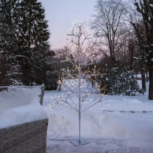 Drzewko LED na zewnątrz 150cm, dekoracja do ogrodu