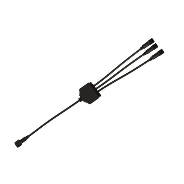 Rozgałęźnik do System PRO, czarny, 3 x wyjście