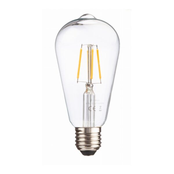 Żarówka led 4W ST64, filament, 2800K, 400lm