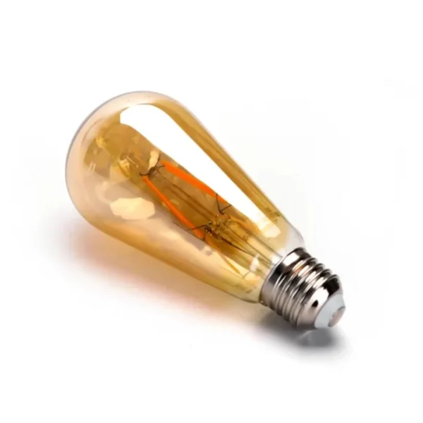 Żarówka ST64 4W E27 Amber 2200K, 400lm, biała ciepła