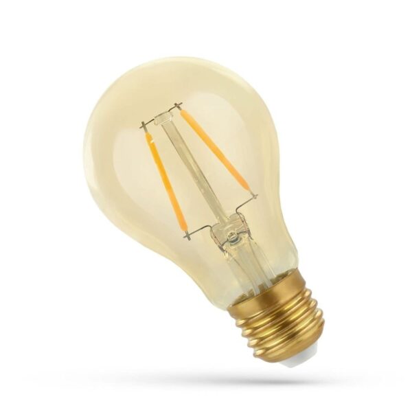 Żarówka LED RETROSHINE GOLD BIAŁA CIEPŁA 2W A60 270lm