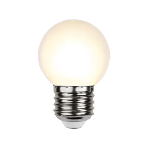 Żarówka LED G45 1W biała ciepła 2700K